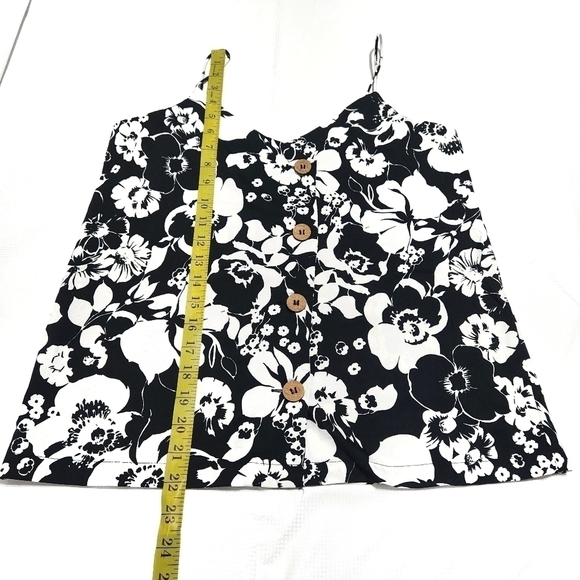 MANGO Floral Printed Button Down Camisole Top - Picture 5 of 7